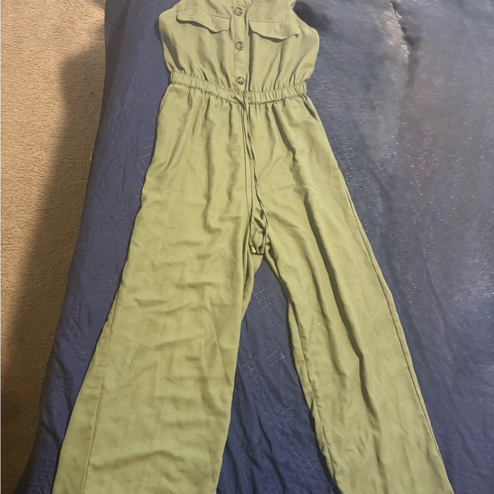 Olive Green Jumpsuit